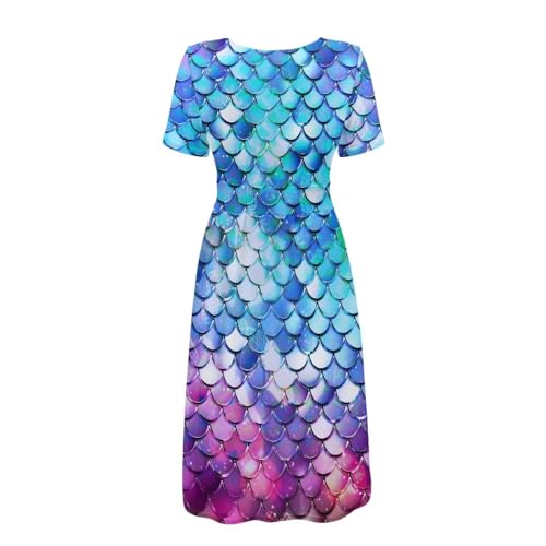 Image of Women's Summer Formal Dresses Short Sleeve Wrap V Neck Dresses Bridesmaid Wedding Guest Dress with Pockets