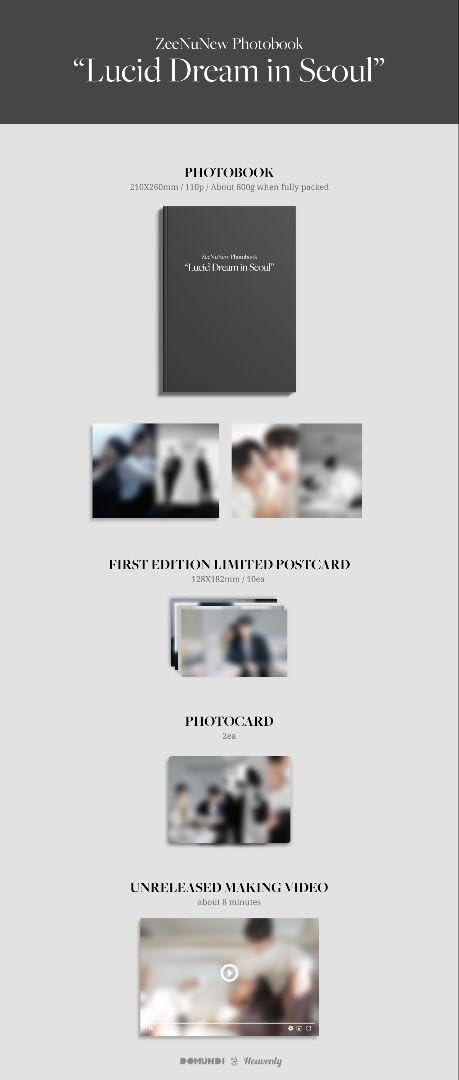 Amazon.co.jp: ZeeNuNew Lucid Dream in Seoul じぬぬ 写真集 : おもちゃ