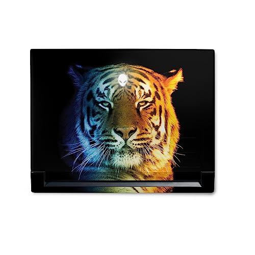 Image of MightySkins Skin Compatible with Alienware M18 R1 (2023) Full Wrap Kit - Tri-Color Tiger | Protective, Durable, and Unique Vinyl Decal wrap Cover | Easy to Apply & Change Styles | Made in The USA