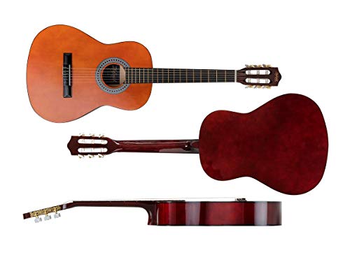 Idyllwild Guitare classique 3/4 avec housse Bag-natural - Les Beatles, Paul McCartney, John Lennon, RIngo Starr, George Harrison Idyllwild Guitare classique 3/4 avec housse Bag-natural – Image 4