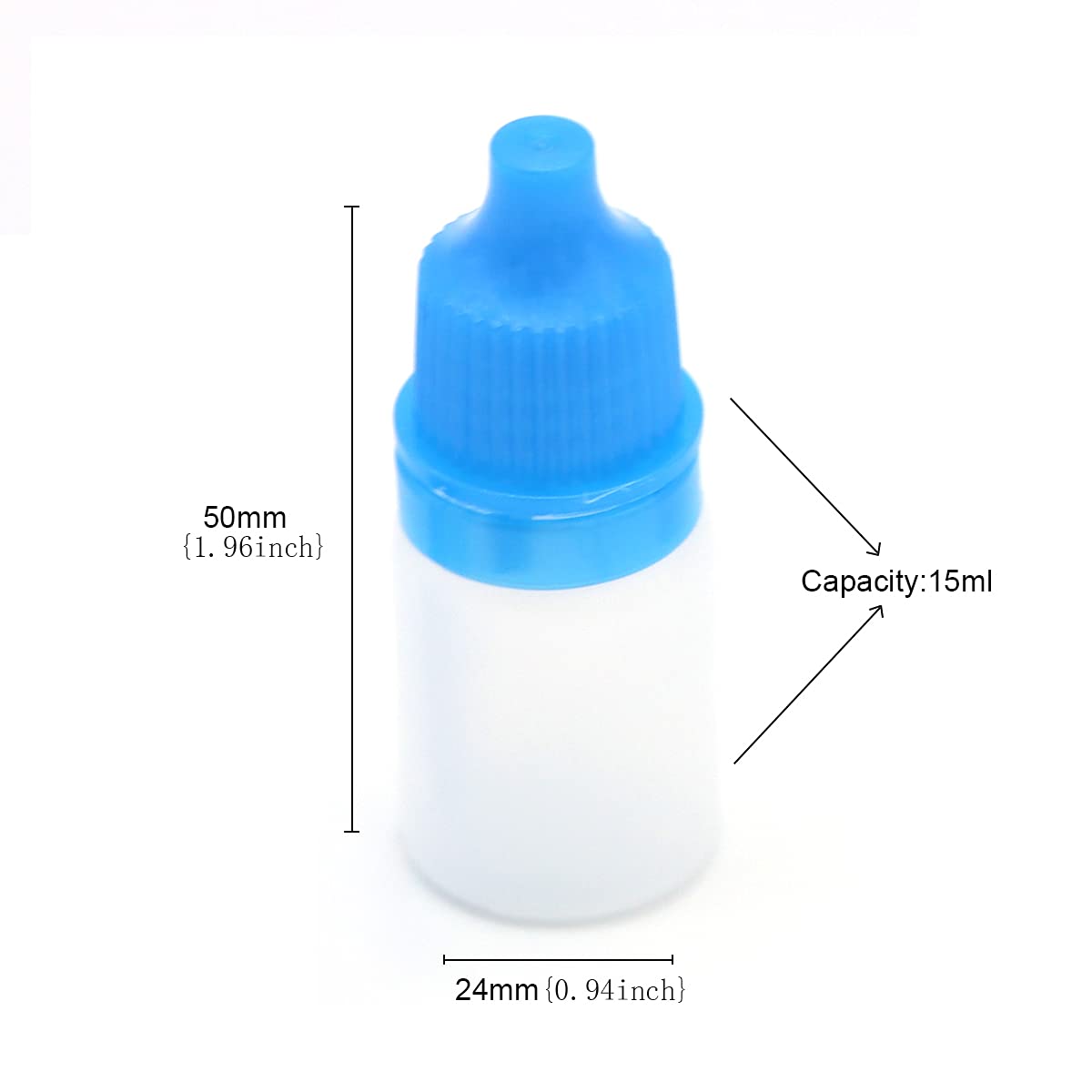 Amazon.com: Ewanda store 50pcs Empty Eye Dropper Bottles 5ml 