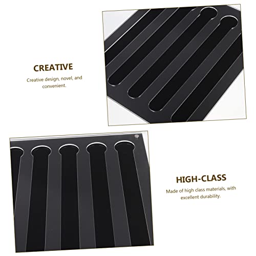 Support mural acrylique capsules café - Rangement horizontal dosettes de cuisine - 6