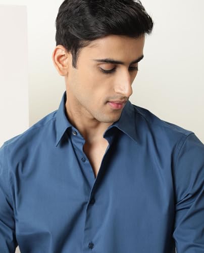Image of Rare Rabbit Regular fit Plain Shirt