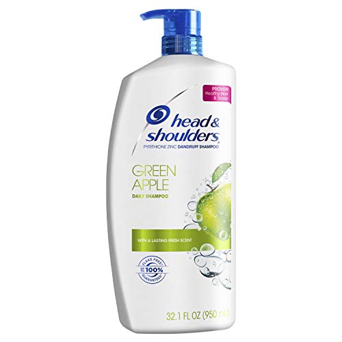 Head and Shoulders Green Apple Daily-Use Anti-Dandruff Paraben Free Shampoo, 32.1 fl oz