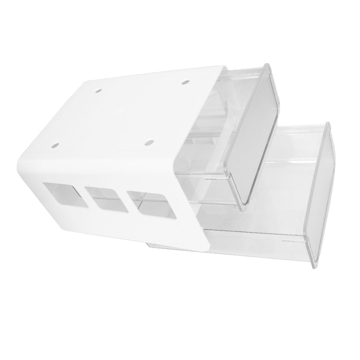 Boîte de rangement cachée sous bureau pour organiser votre cuisine et votre espace de télétravail