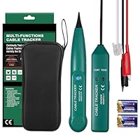 CJBIN Cable Tracker, Multifunctional Leitungssuchgerät mit 2 Batteries, Kabelbruch Suchgerät Mähroboter, MS6812 Kabelfinder Leitungsfinder, Kabeltester zum Durchgang, Kabelsuchgerät