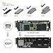 CY Card NVMe NGFF M-Key 4X to PCI-E Ruler 1U GEN-Z EDSFF Short SSD E1.S Host Carrier Adapter