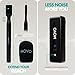 Movo Wireless Mini Wireless Microphone for iPhone Podcast Equipment Bundle with WMX-HM Handle/Desktop Mic Stand - Wireless iPhone Mics for Podcasting, Interviews, and Content Creation (Lightning)