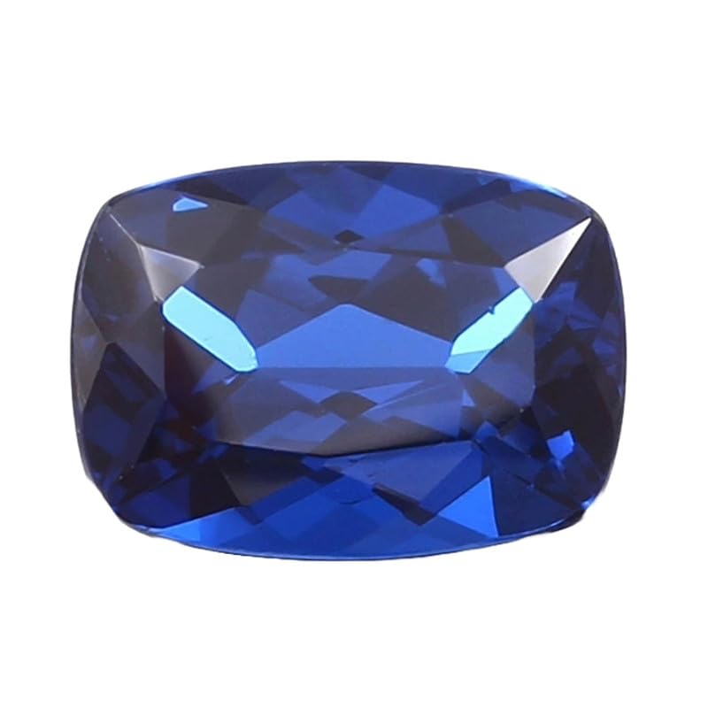 Saphir bleu naturel véritable 10x14mm pour remplacer pierre de bague