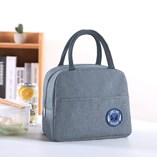 Sac à Déjeuner Isotherme, Sac Isotherme Repas Étanche, Sac à Lunch Isolé Portable, Sac de pique-nique avec Fermeture Eclair, Sac Glacière Isotherme Pliable pour Bureau Ecole Randonnée(6.5L, Bleu) Cover