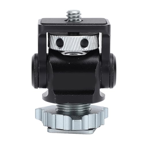 VBESTLIFE Camera Monitor Mount with Cold Shoe, 1/4 Inch Screw, Adjustable PTZ Display Cold Shoe Adapter, for F5 F570 F7 FW703 DSLR Camera PTZ Stabilizer