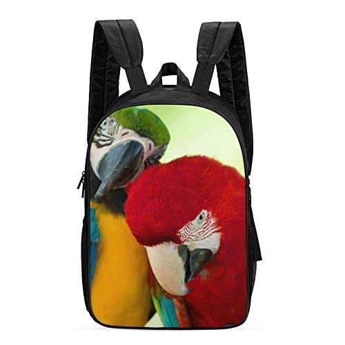 Mochila escolar de loro 3D perfecta para clase y escapadas de fin de semana