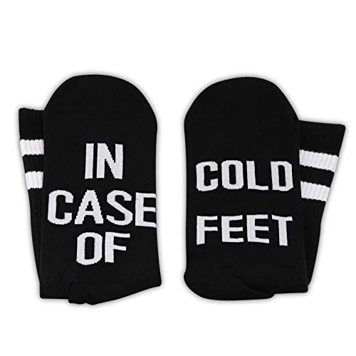 2PAIRS Groom Socks In Case Of Cold Feet Wedding Day Gift Socks Gift From Bride3