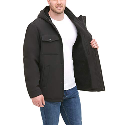 Image of Levi's Men's Wool Blend Hooded Military Jacket