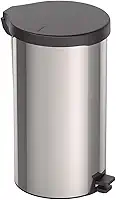 Lixeira Inox com Pedal New Tramontina com Acabamento Polido 20 L