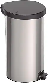 Lixeira Inox com Pedal New Tramontina com Acabamento Polido 20 L