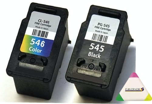 Lot De 3 Cartouches D'encre Compatibles Canon - 1 Noir PG-545 XL Et 2 Couleurs CL-546XL - Pour Imprimante Pixma TS3151