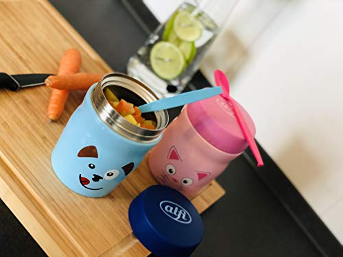Alfi FoodMug isolerende voedselcontainer, roestvrij staal, hond lichtblauw, 0,35 liter - Image 6