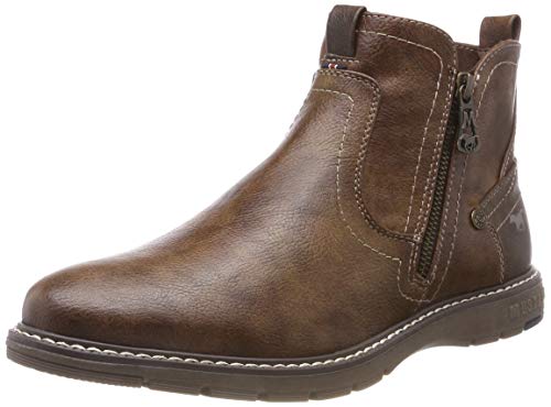 Mustang Boot, Botas Chelsea para Hombre, Marrón (Mittelbraun 360), 45 EU