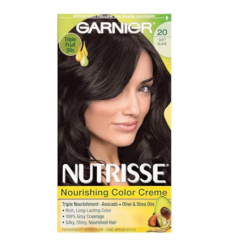 Garnier Nutrisse Haircolor Soft Black pack 2