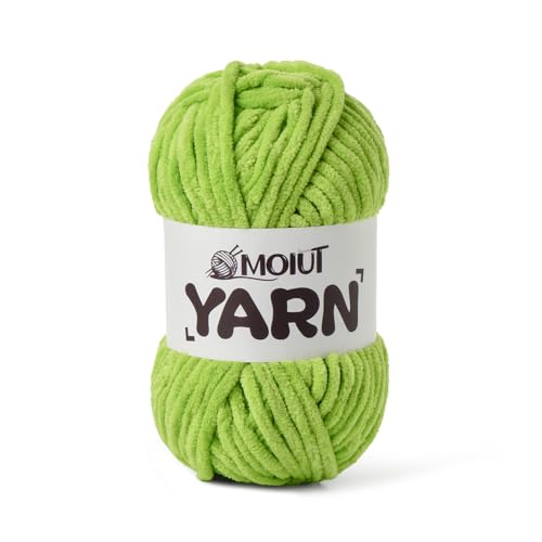Fluffy Chenille Yarn for Crocheting, Chunky Velvet Yarns for Crochet