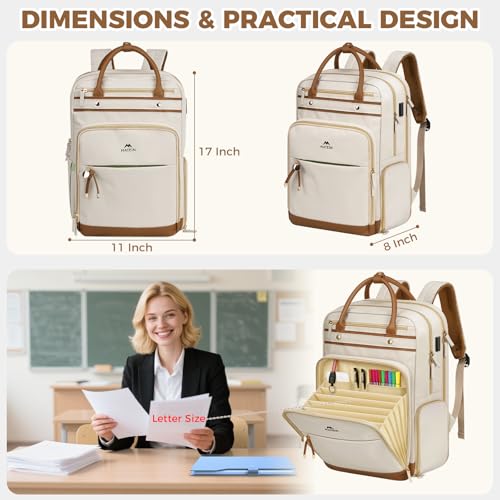 MATEIN Backpack with Detachable Lunch Bag