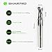 SHARPRO 6MM End Mills 6MM Shank, 2 Flute Carbide Square Endmill with AlCrN Coated, Upcut Spiral CNC Router Bits for Alloy Steel, Metal and Stainless Steel