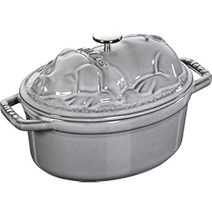 Staub Piggy Cocotte, Graphite Grey, 17 cm