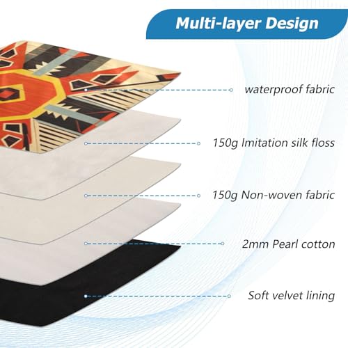 Funda para laptop 13-14 pulgadas impermeable con diseño Totem Indio miniatura 4