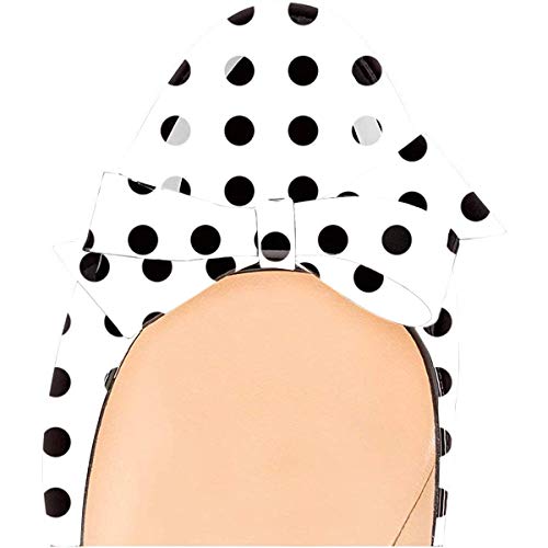 YDN Women Closed Round Toe Pumps Low Heels Shoes with Bowknot for Work Office Ladies Size 4-15 US4