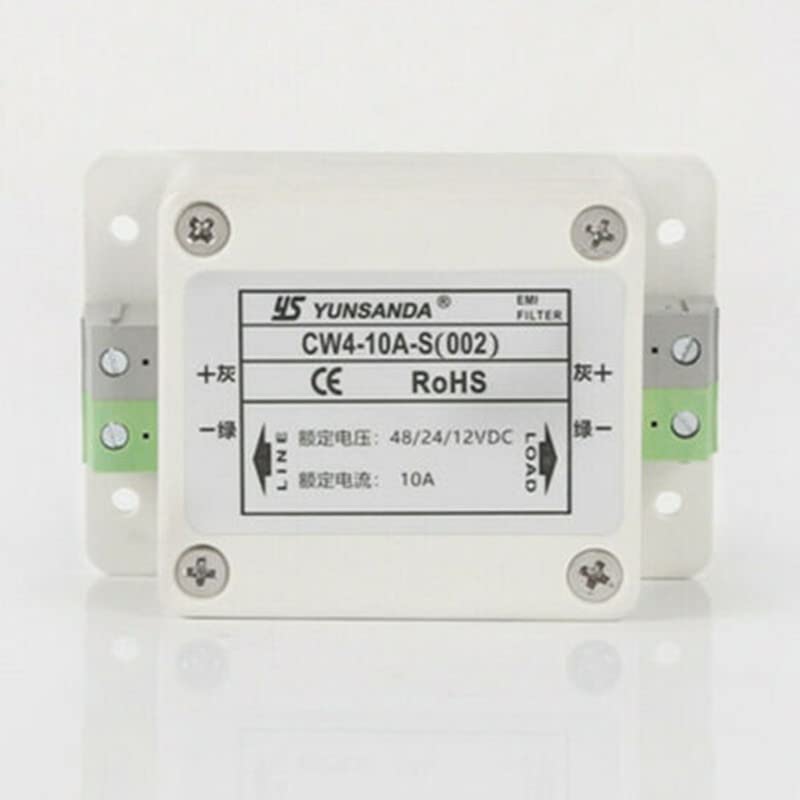 DC Power Filter 12V/24V/48V Car Anti-Interference Filter CW4-10A-S(002) 10A