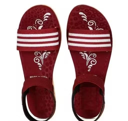 VAMIKAENTERPRISESEveryday Comfort Closed Back Bellies FootThe for Women and Girls with Soft Sole Support Multi 8-image-21