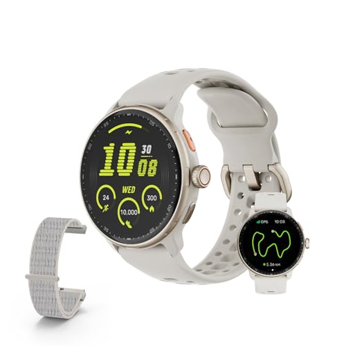 Bettdow SmartWatch GPS, Relogio Smartwatch Masculino e Feminino, 1,43 polegadas HD AMOLED, chamada Bluetooth, Esportivos relógio com voz por IA, Compatível com Android iOS, 2 Pulseiras (Titanium)