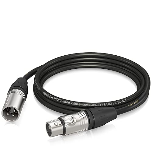 Amazon.co.jp: Behringer マイクケーブル ブラック/シルバー GMC-300