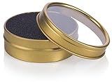 Makeup Cosmetic Brush Cleaner Sponge for Eyeshadow, Blush, Foundation Powder Color Removal Quick Switch - 2 oz Gold Tin w/Clear Lid, Perfect for Travel, Makeup Bag, Gym