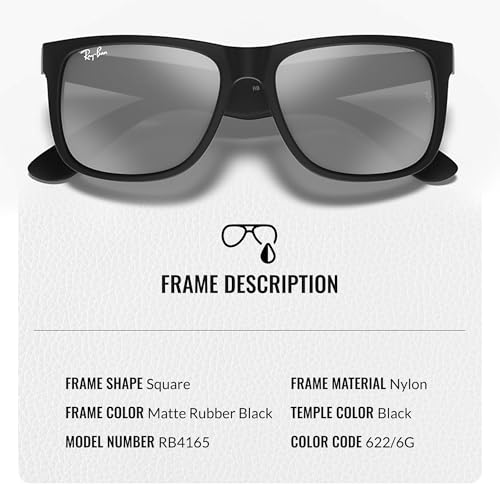 Image of Ray-Ban RB4165 JUSTIN COLOR MIX Sunglasses with Official Eyewear Kit