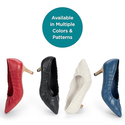 Masseys Women's Bella Pleated Mid Heel Pump4