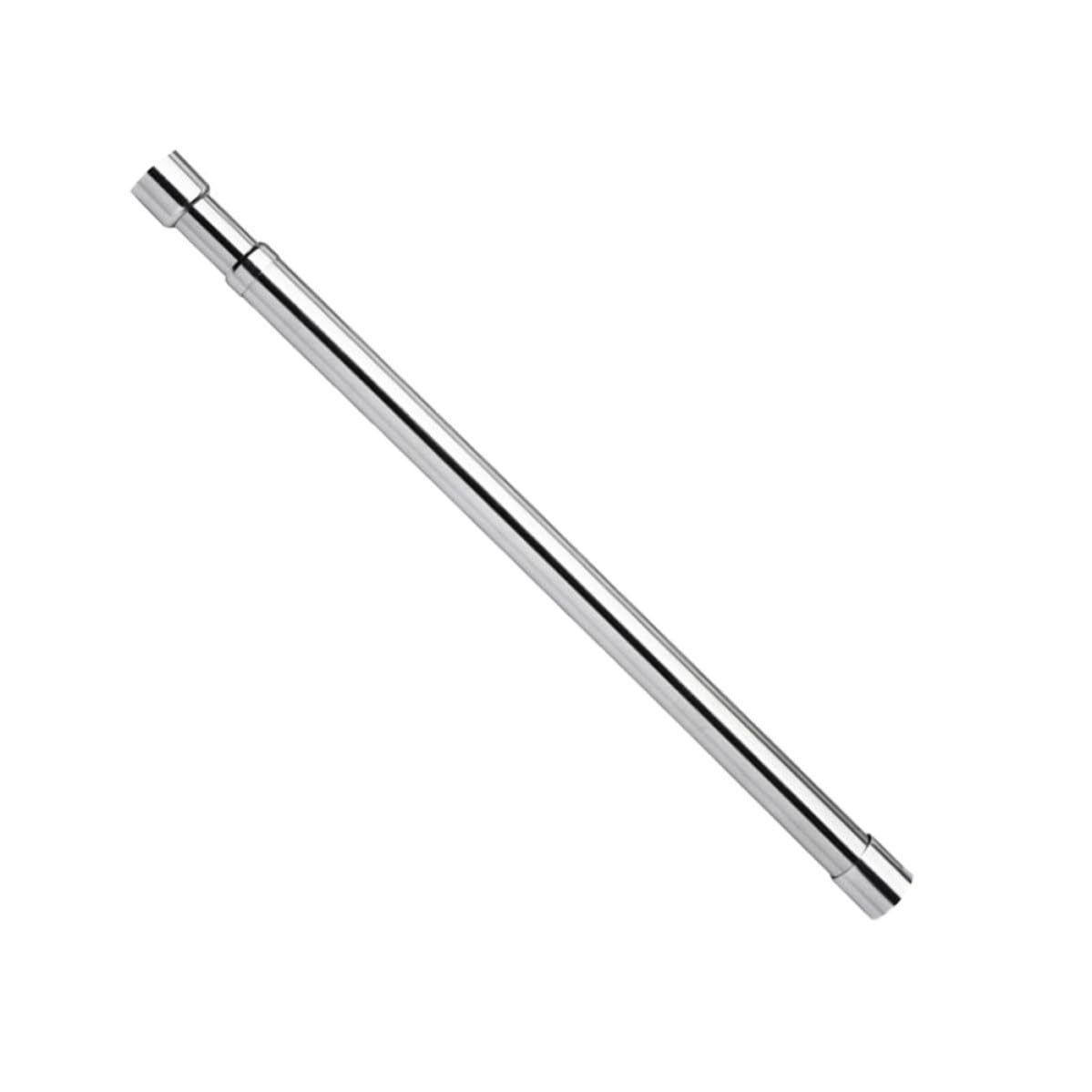 Barra extensible de acero inoxidable para colgar ropa sin taladrar de 48-80cm