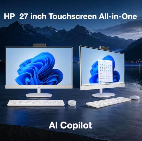 Image of HP 27 Copilot+ All-in-One PC 27 inch Touch IPS FHD Display Intel Ultra 7-255U
