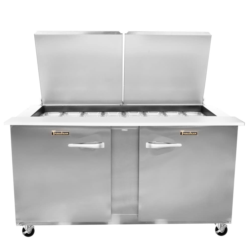 Dealers Choice Compact Prep Table Refrigerator With Low-Profile Flat Lid by Traulsen – Model UST6024-RR-SB