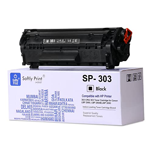 Image of 303 for Canon 303 / 703 / 103 CRG 303 Toner Cartridge Compatible with Canon LBP2900, LBP2900B, 3000, L120, L140,L160 - Pack of 10