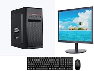 ASSEMBLD CORE I5 Core i5 (8 GB DDR3/1 TB/128 GB SSD/Windows 10 Pro/1 GB NO/20 Inch Screen/WiFi/Bluetooth/Impact Assembled) with MS Office (Black, 9 cm x 55 cm x 35 cm, 5 kg)