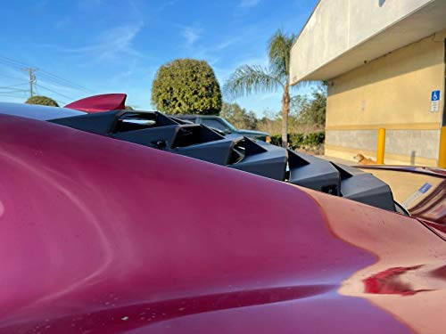 ECOTRIC Rear Window Louver Compatible with 2016-2023 Chevy Camaro Rear Windshield Cover Vents Sun Shade (Matte Black) by ECOTRIC - Image 7