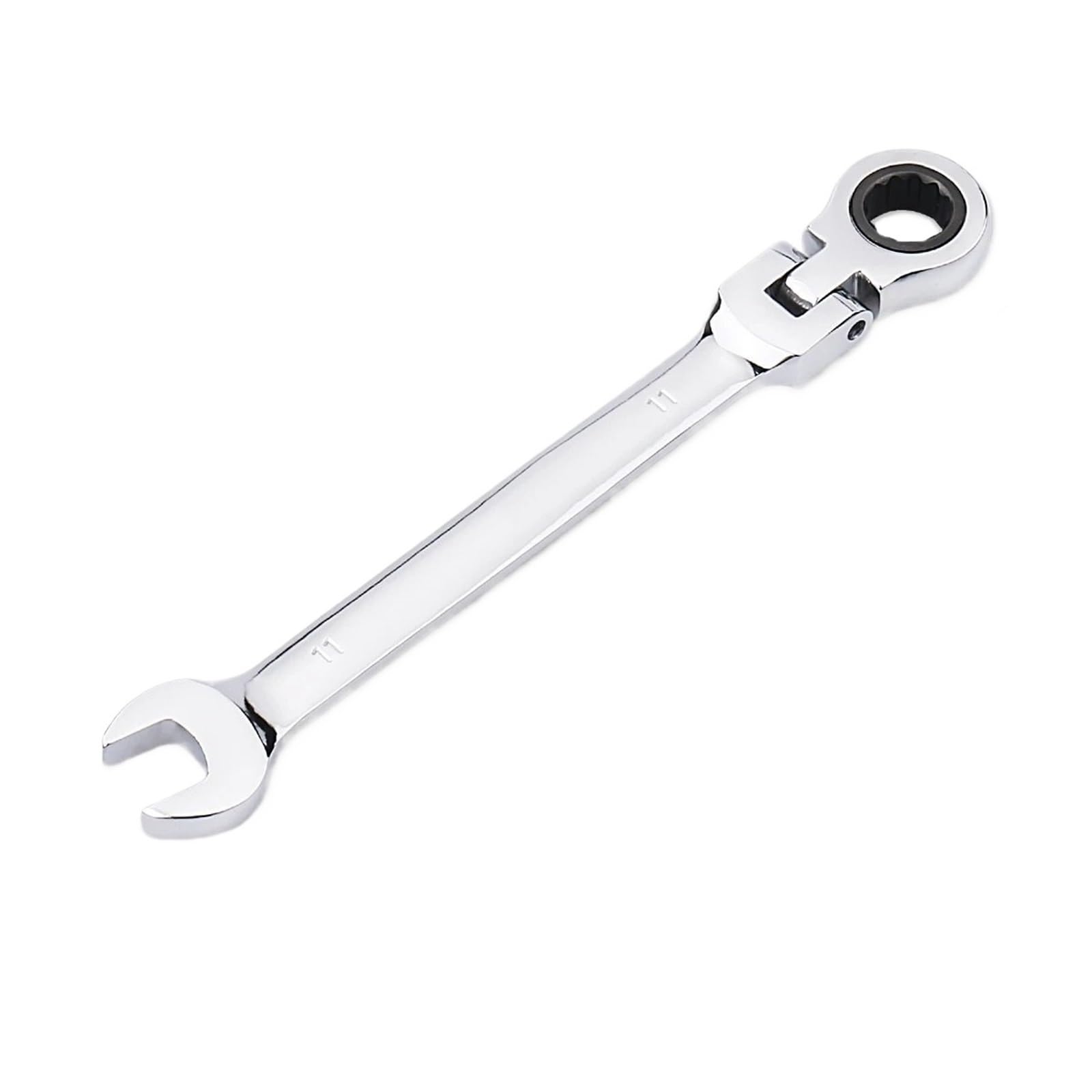 OLAQWENB Torque Wrenches Ratchet Wrench Combination Metric Flex Head Ratcheting 11-15mm Sturdy Spanner Tools Precision Torque Wrench(11mm)