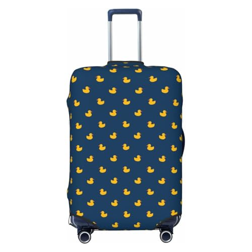 Travel Luggage Cover Protector - Cartoon Cute Duck Anti-Scratch Suitcase Covers Fits 18-32 Inch Luggage