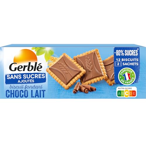 Biscuit Lait Sans Sucres Ajoutés Gerble La Boite De 126 G - vue 2