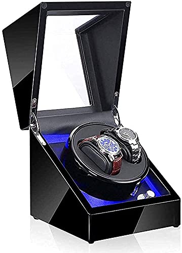 Boîte de surveillance de montre automatique avec LED storage watches et boîte en bois