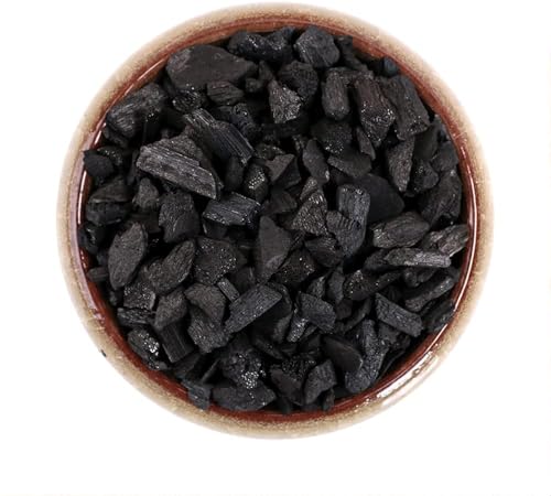 Horticultural Holzkohle für Pflanzen 1L von GOTVUGE, rein natürliche Hartholzkohle, Aktivkohle zur Bodenverbesserung, für Orchideen, Terrarien und Gartenarbeit