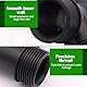 Okaywork T-Stück PP Fitting für PE Rohr 25mm, 3er-Pack, Kupplung, PN16 DVGW, UV-beständig, 16 bar, Silikon-ORinge, 25mm Schlauchanschluss, Garten, Bewässerung, Wohngebiete, Aquaristik