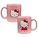 Vandor Hello Kitty Ceramic Mug, Pink, 12-Ounce